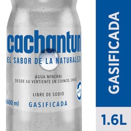 Agua Mineral con Gas Cachantun 1.6 L 1.6 LT