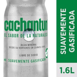 Agua Mineral Light Con Gas Cachantun 1.6 L 1.6 LT