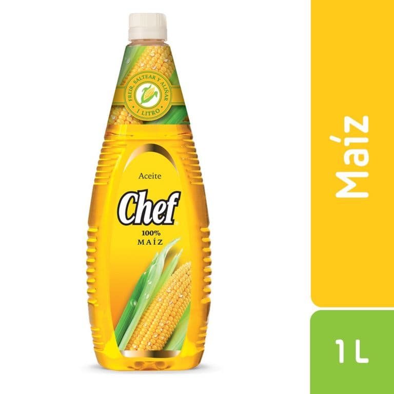 Aceite 100% Maiz Chef 1 L 1 LT