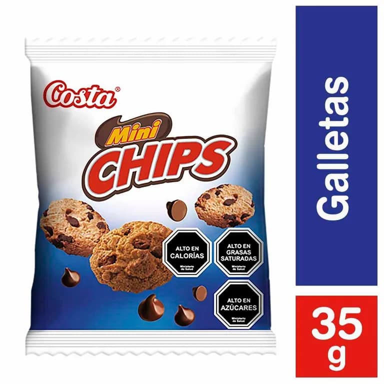 Galleta Mini Choco Chips 35 GR