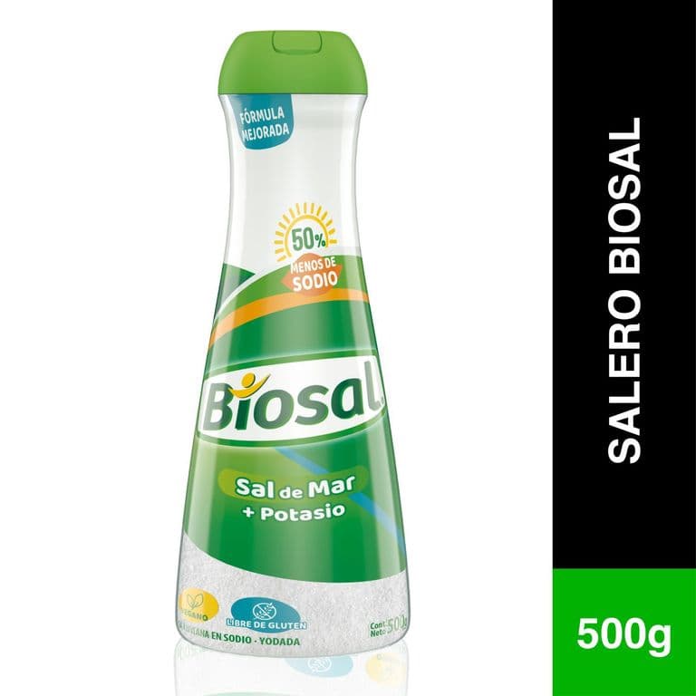 Sal Baja en Potasio Lobos 500 g