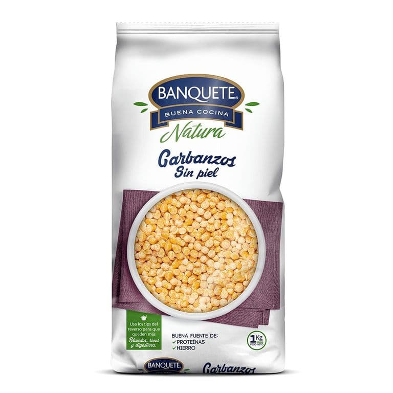 Garbanzos sin Piel 1 KG