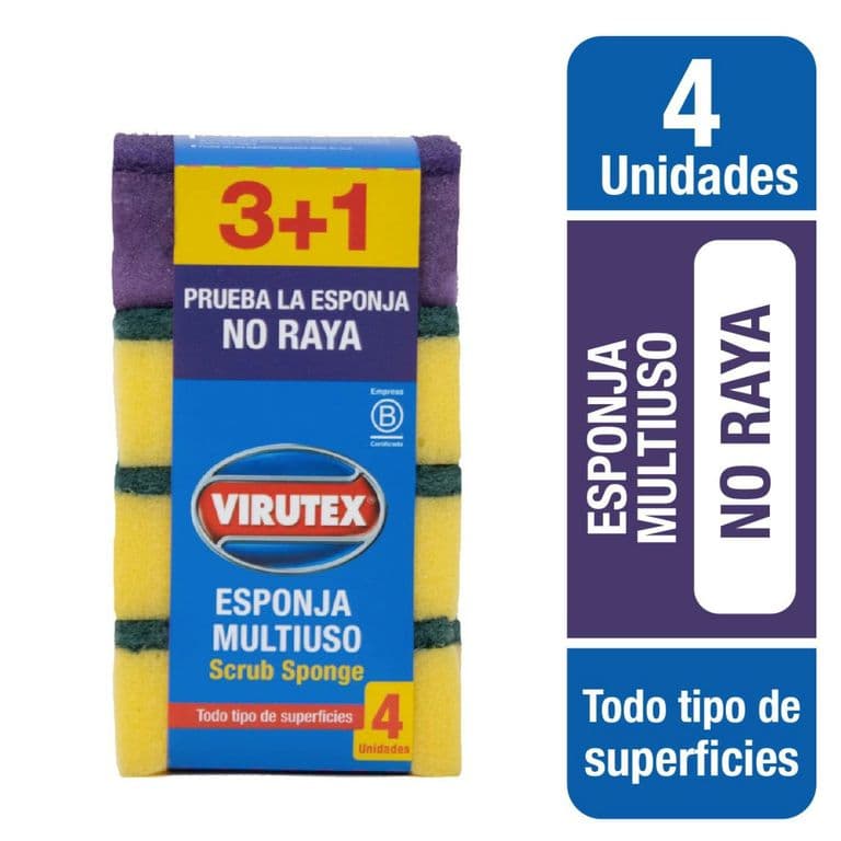 Esponja Lisa Virutex 4 Un