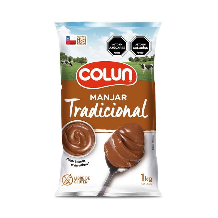 Manjar Tradicional Bolsa Colun 1 Kg