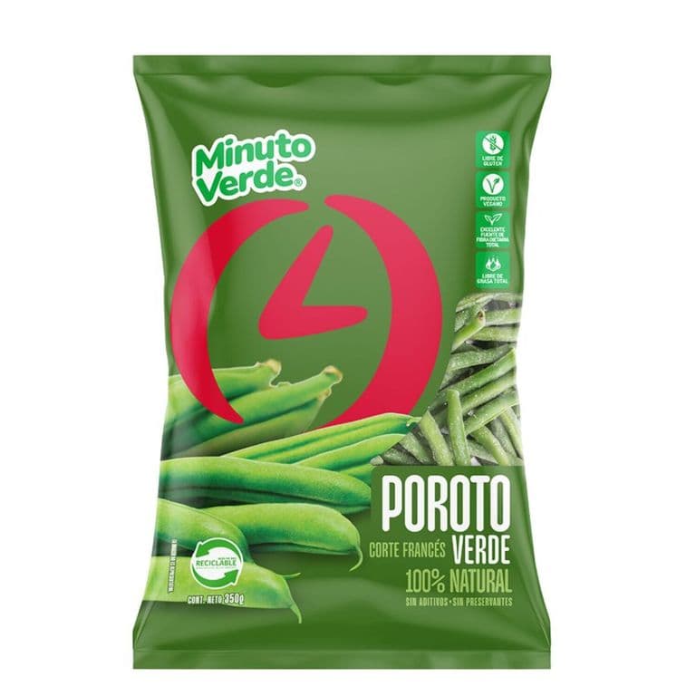 Poroto Verde Congelado Minuto Verde 350 gr