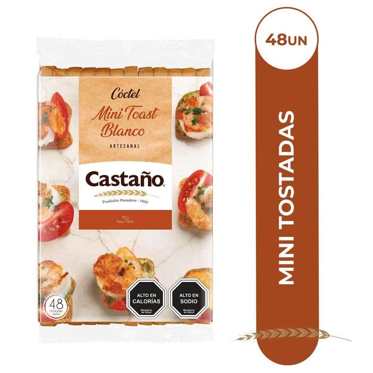 Mini Tostaditas Blanco Castano 100 g
