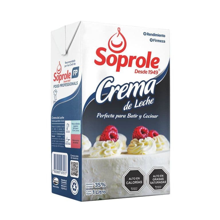 Crema de Leche Soprole 1 lt