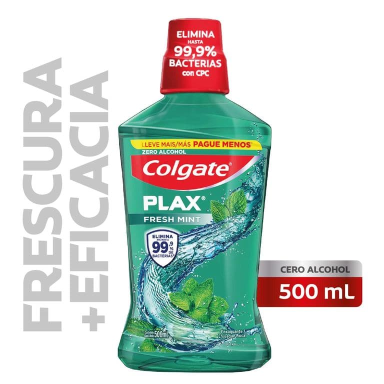 Enjuague Bucal Colgate Plax Fresh Mint 500 ml