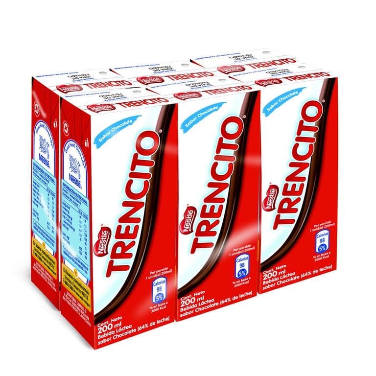 Pack Bebida Lactea Chocolate Trencito 6 x 200 ml PACK 6 X 200 ML