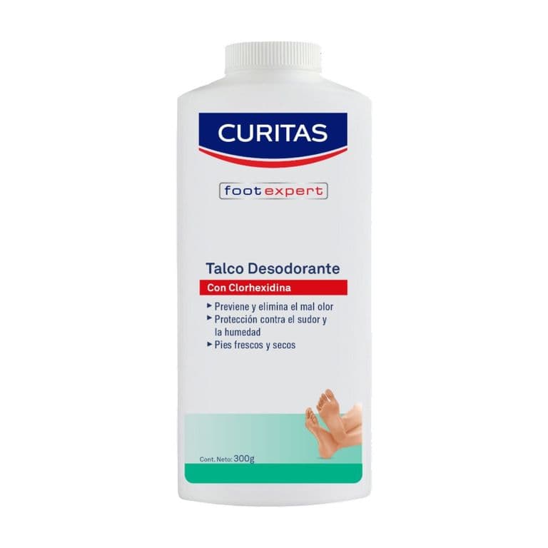 Talco Desodorante Para Pies Curitas 300 gr