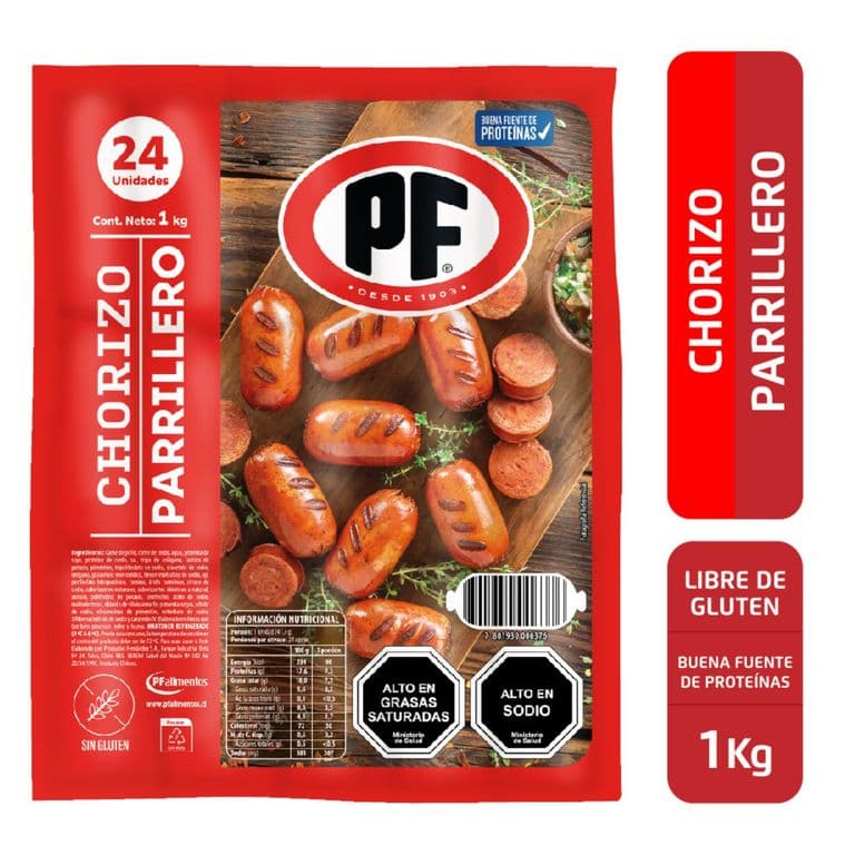 Chorizo Parrillero Al Vacio PF 1 Kg