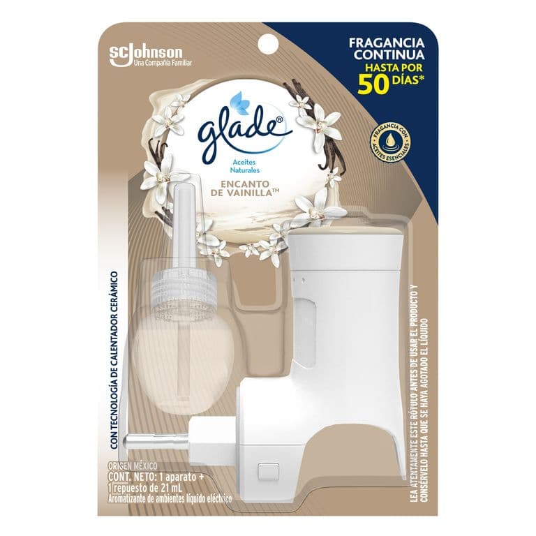 Pack Desodorante Ambiental Encanto de Vainilla Glade 21 ml