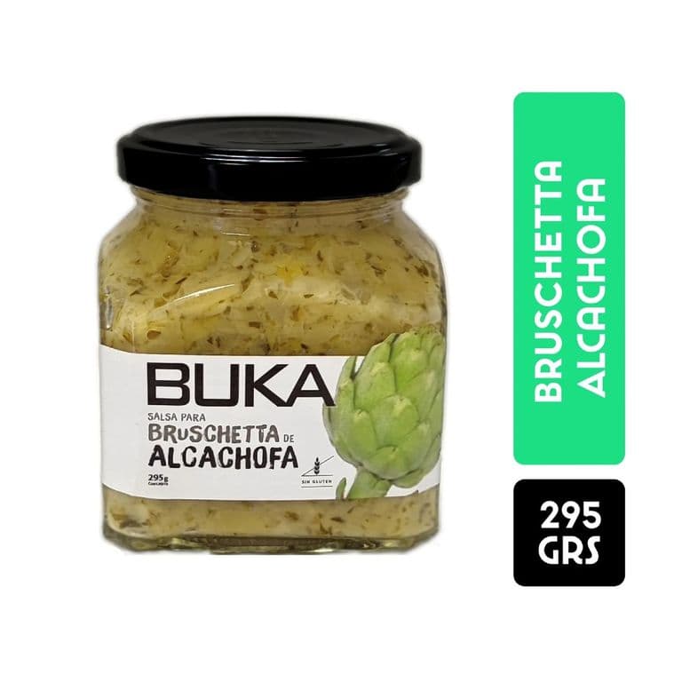 Salsa Bruschetta Alcachofa Buka 295 g