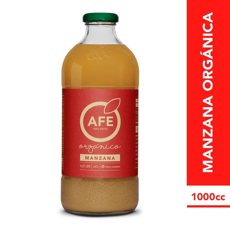 Jugo Manzana 100% Organica 1 LT