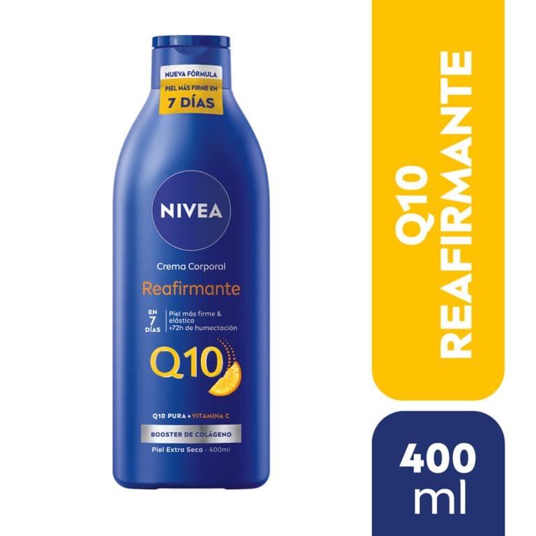 Crema Corporal Nivea Reafirmante Q10 Piel Seca 400 ml