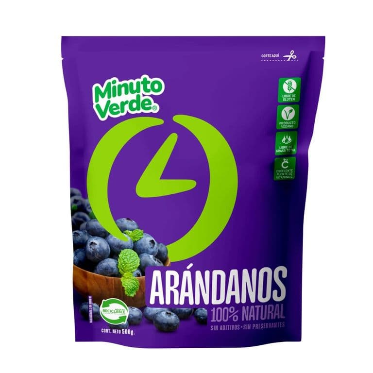 Arandanos Enteros Congelados Minuto Verde 400 gr