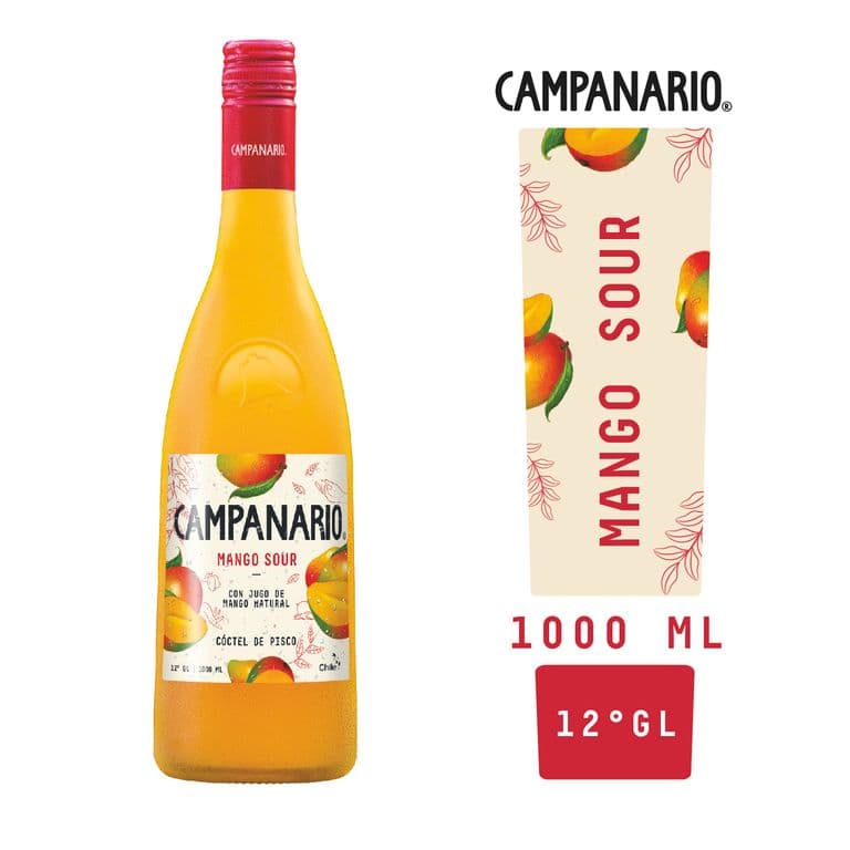 Coctel Mango Sour Campanario 12 1 L 1 LT