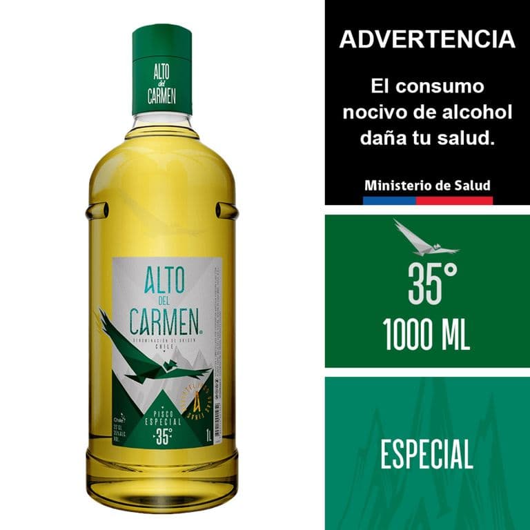 Pisco Alto Del Carmen Especial 35 1000 cc 1 LT
