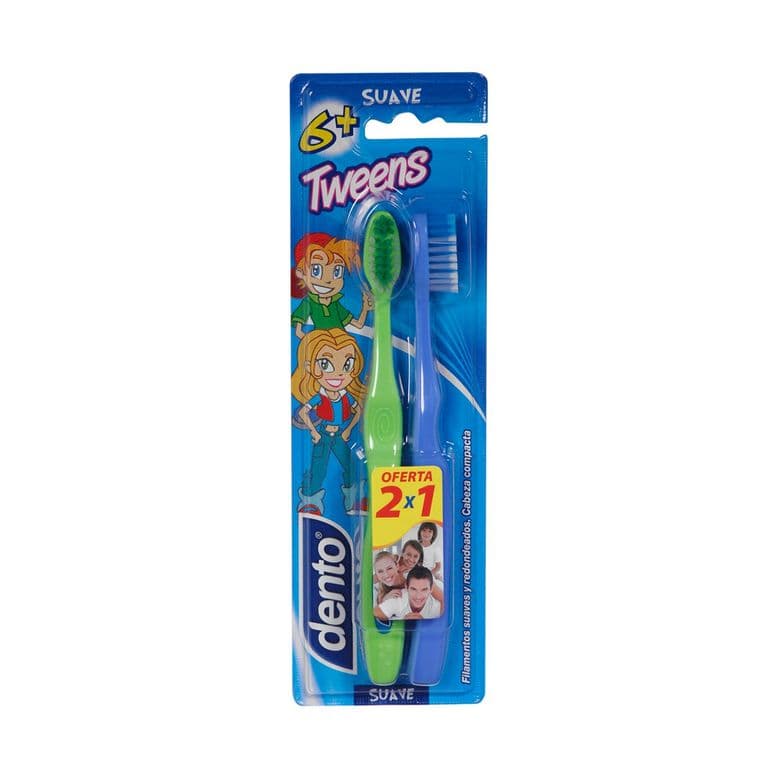 Cepillo de Dientes Dento Tweens Suave 2 Un