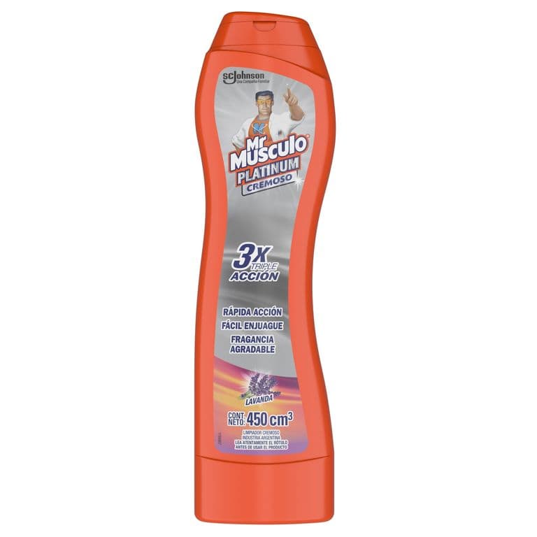 Limpiador de Bano Mr Musculo en Crema Lavanda 450 ml