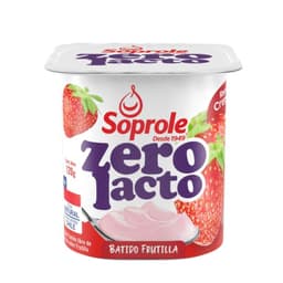 Yoghurt Zerolacto Sabor Frutilla Soprole 120 g