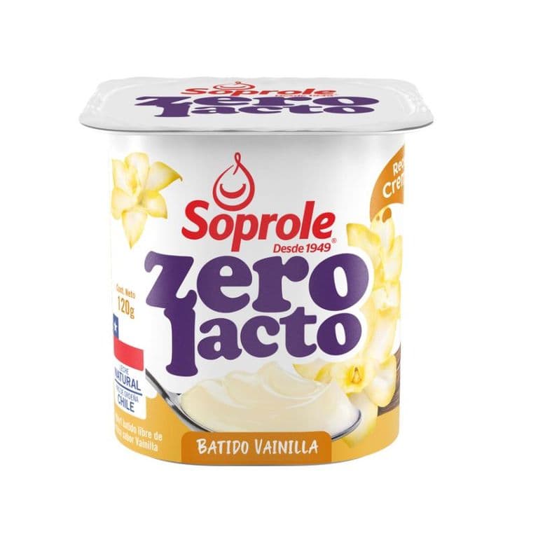 Yoghurt Zerolacto sin Lactosa Sabor Vainilla 120 GR