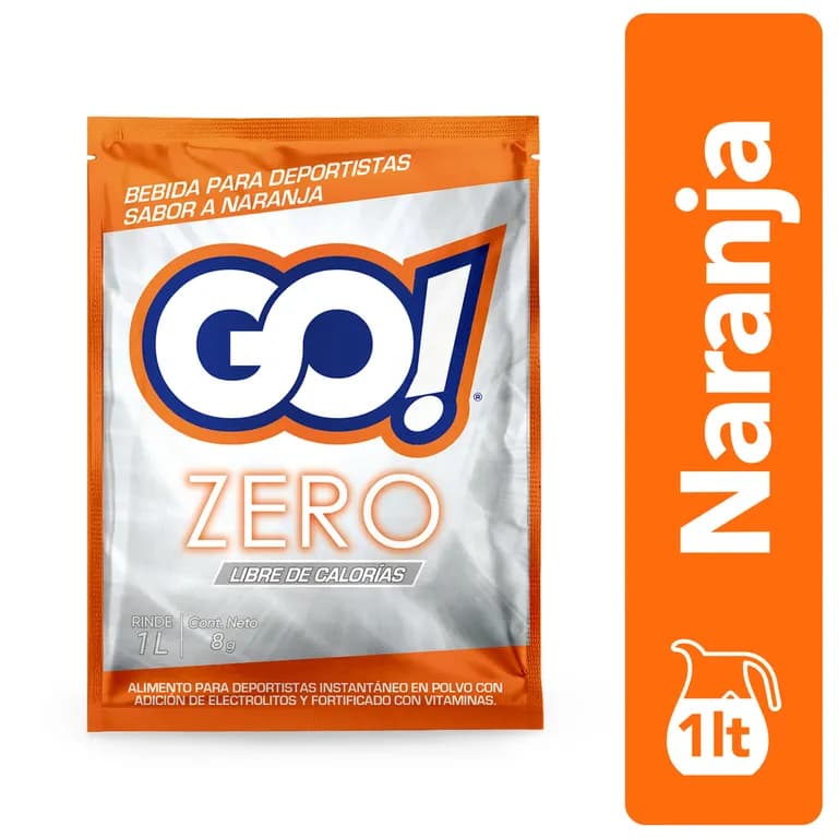 Bebida Instantanea Zero Sabor Naranja 8 GR