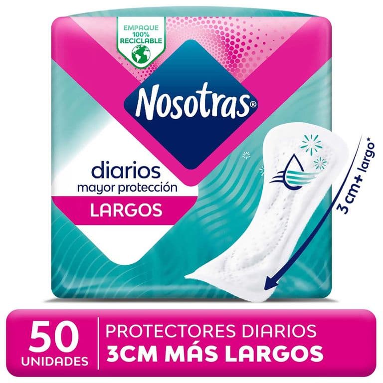 Protector Diario Largo 50 UN