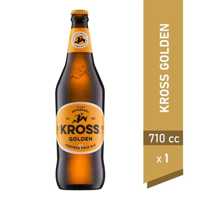 Cerveza Artesanal Kross Golden Pale Ale Botella 5.3 710 ml