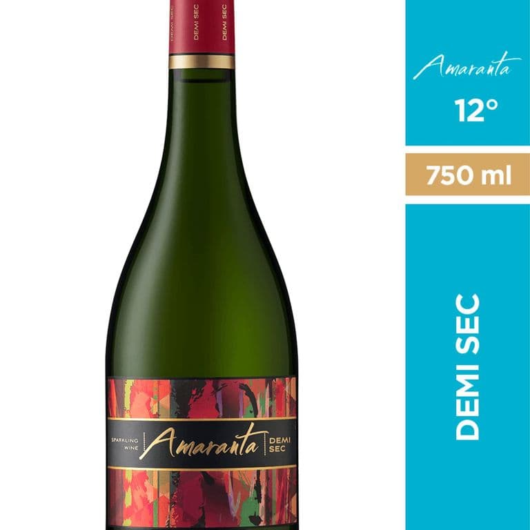 Espumante Demi Sec Amaranta 12 750 cc 750 ML
