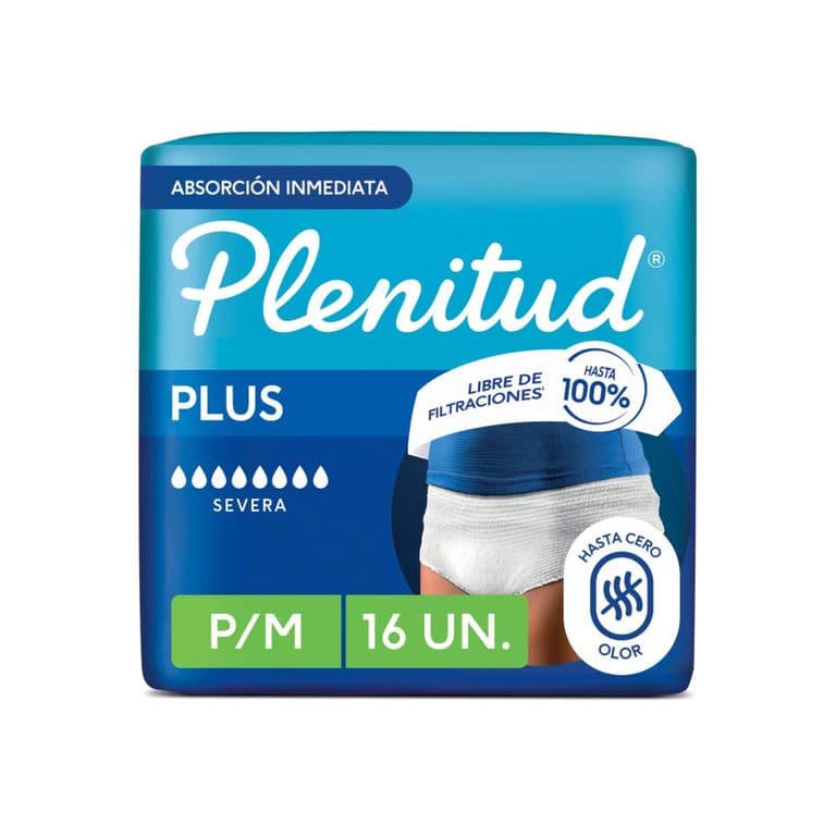 Ropa Interior Desechable Pants Protect Plus P/M Plenitud 16 un