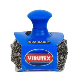 Esponja Virutilla Acero Inoxidable Con Mango 1 UN