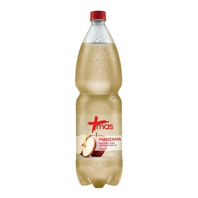 Agua Sabor Manzana Sin Gas Mas 1.6 L 1.6 LT