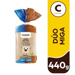 Pan de Molde Miga Sandwich Duo Castano 440 g