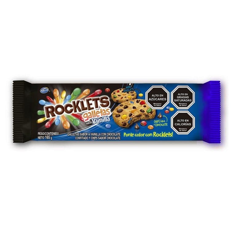 Galleta Rocklets Vainilla 165 GR