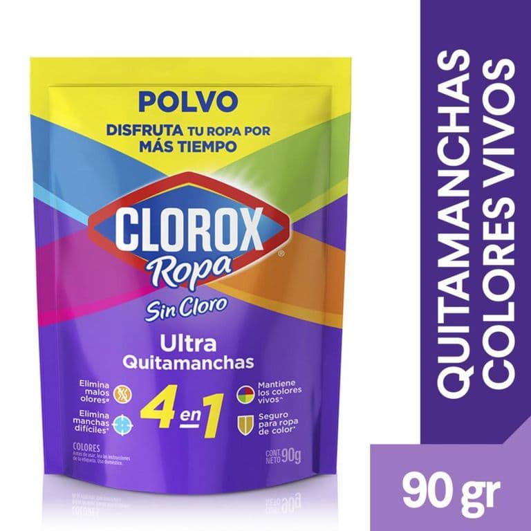 Quitamanchas en Polvo Ropa Color Clorox 90 gr