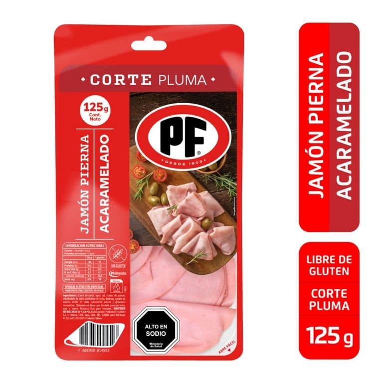 Jamon Pierna Acaramelado PF 125 g