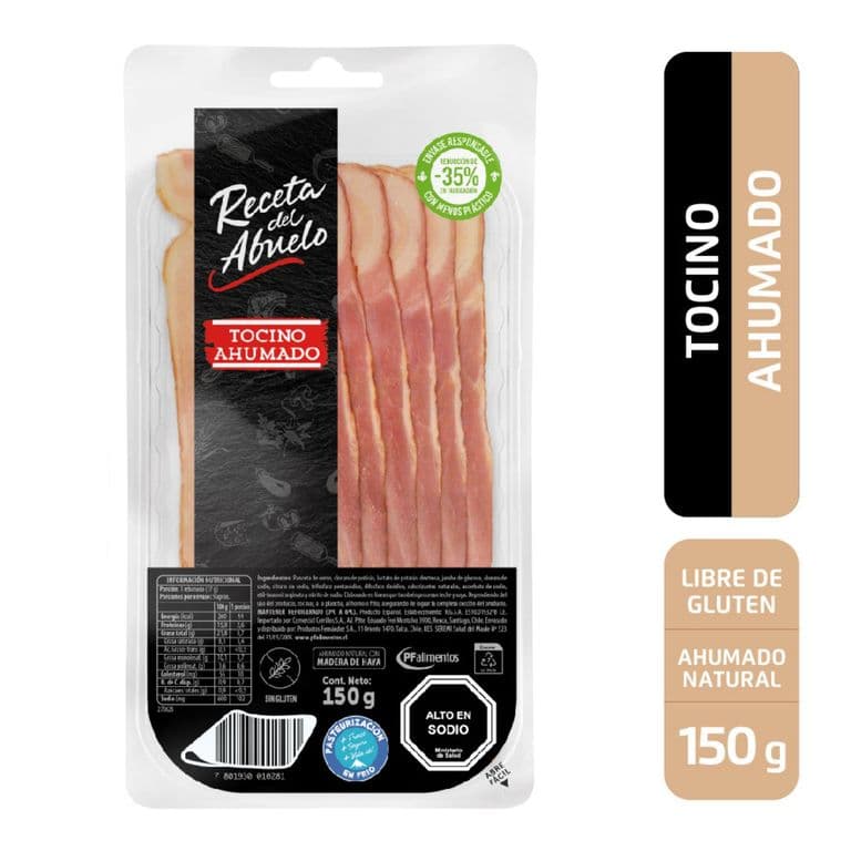 Tocino Ahumado Receta del Abuelo 150 g