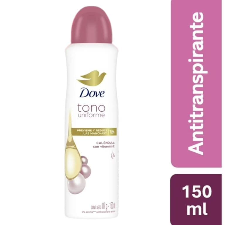 Desodorante Antitranspirante Dove Tono Uniforme Calendula 150 ml