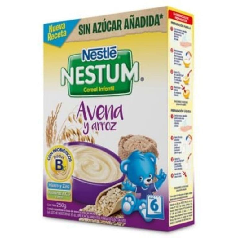 Cereal infantil Nestum Avena y Arroz 250 GR