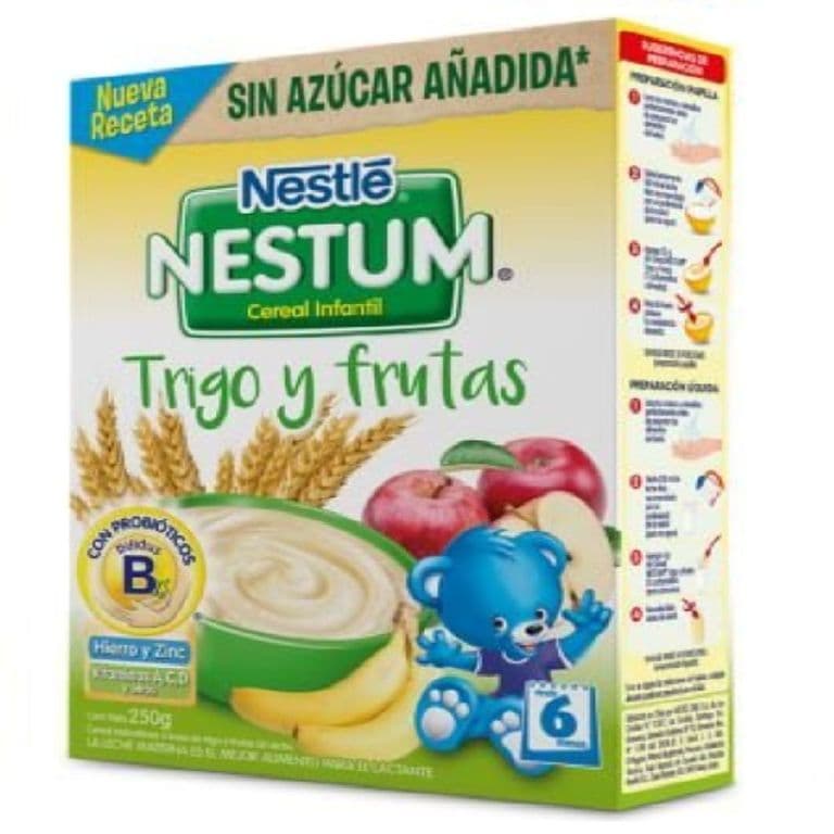 Cereal infantil Nestum Trigo y Frutas 250 GR