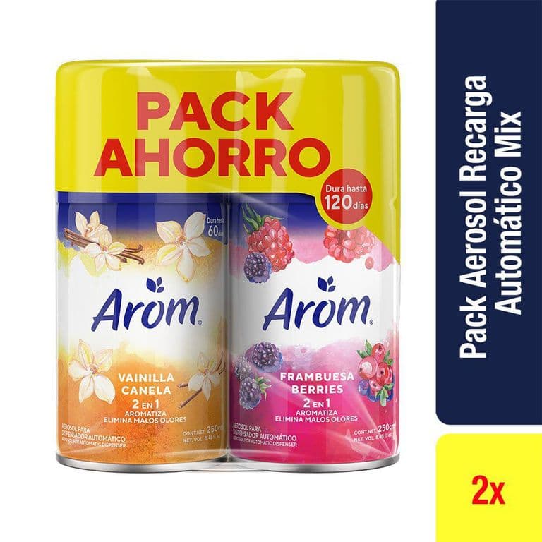 Pack Desodorante Ambiental Spray 2 UN Recarga 500 ML