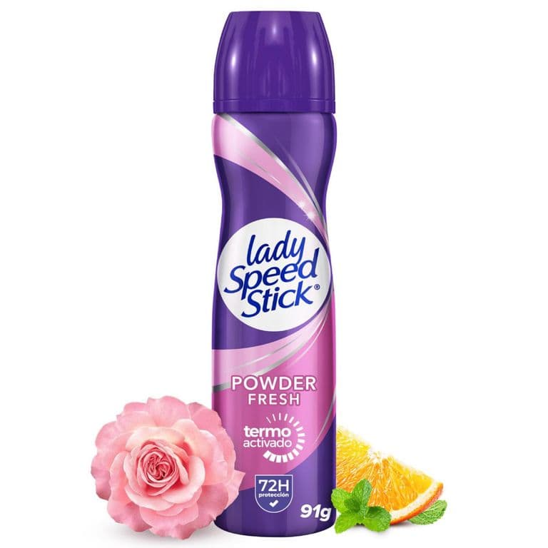 Desodorante Spray Powder Fresh 24/7 Lady Speed Stick 91 gr