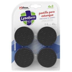 Pack Pastillas para Estanque Inodoro Lysoform 4 x 40 g 120 GR