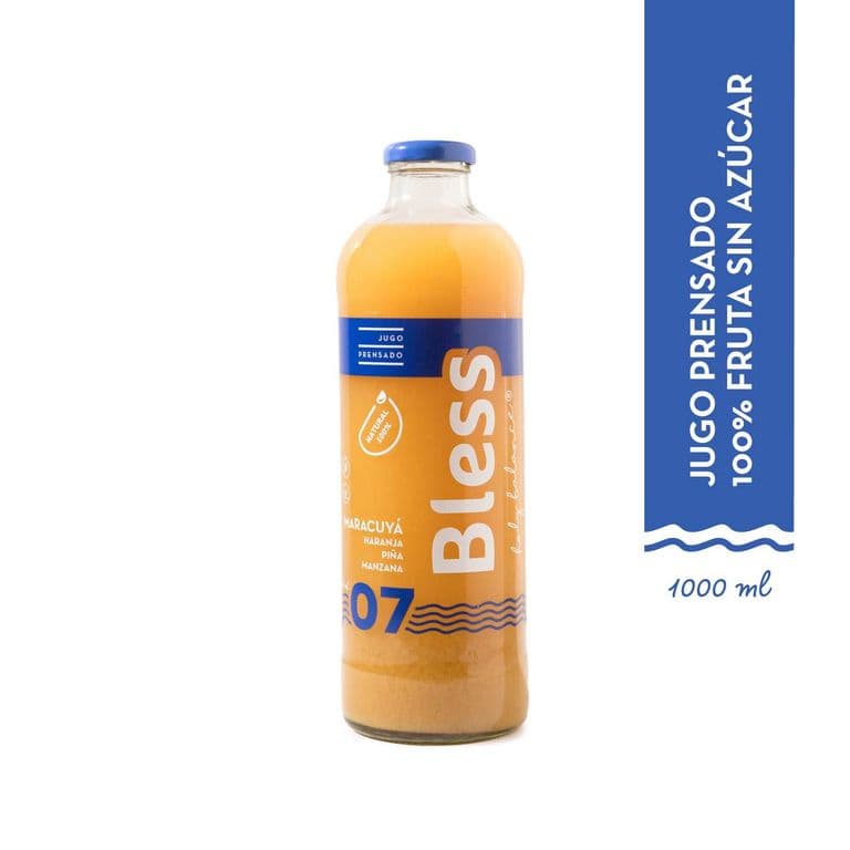 Jugo Maracuya, Naranja, Pina y Manzana 1 LT