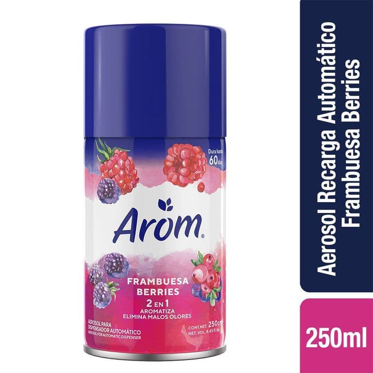 Aerosol Refill Automatico Aroma Frambuesa 250 ML