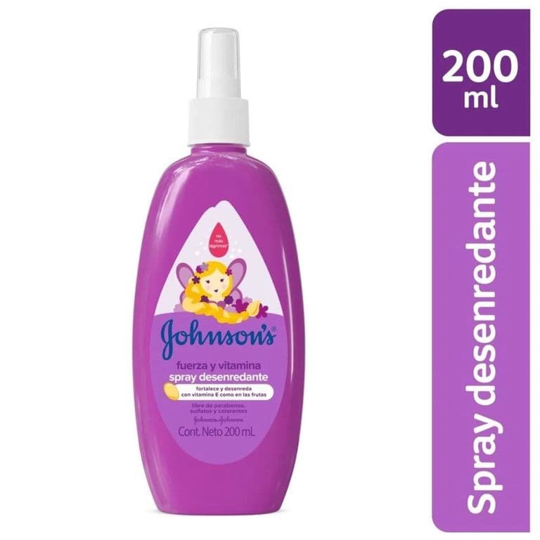 Spray Desenredante Fuerza y Vitamina Johnsons Baby 200 ml