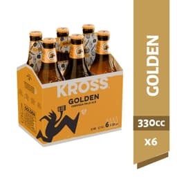 Pack Cerveza Artesanal Kross Golden Pale Ale Botella 5.3 6 x 330 ml