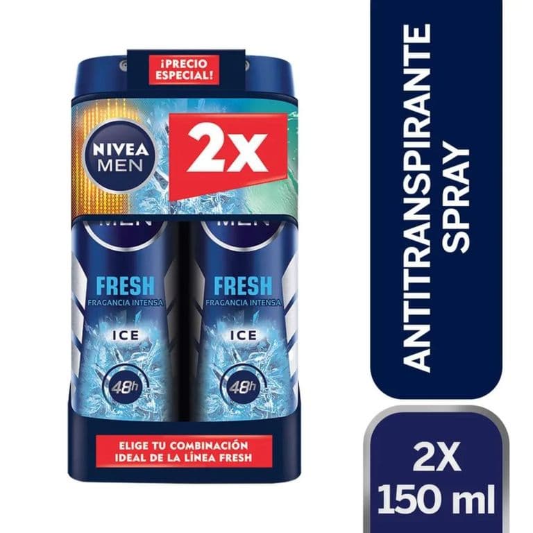 Pack 2X Desodorante Spray Men Fresh 2 UN X 150 ML