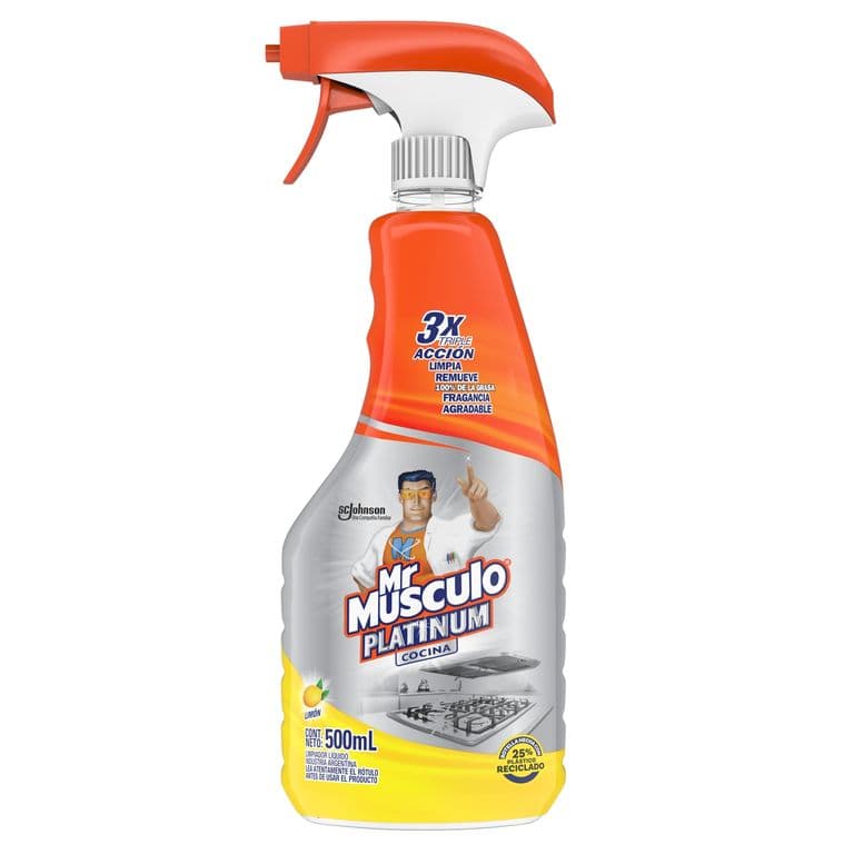 Antigrasa Platinum Cocina Gatillo Mr Musculo 500 ml